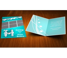 Paper Cut & Fold Romantic Birthday Card