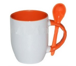 Orange Spoon Mug