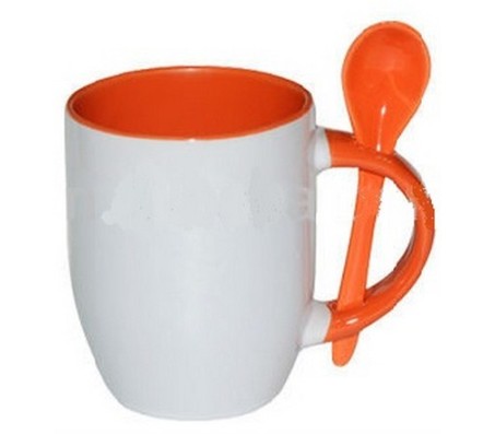 Orange Spoon Mug