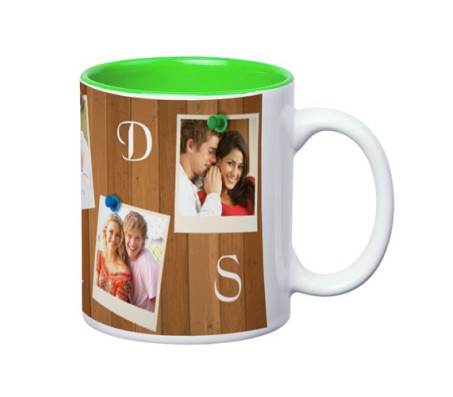 Inside Green Coffee Mug