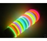 100 Glow in The Dark Sticks or Lumistick Bracelets in Assorted Colors