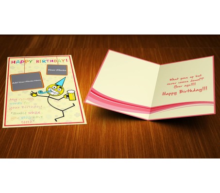 Smile While You Still Have Teeth Funny Birthday Card
