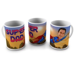Personalized SUPER DAD Mug