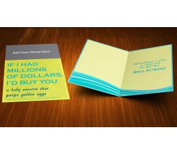 Million Dollars - Funny Birthday Card
