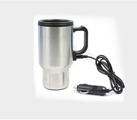 Heated Car Travel Mug Stainless Steel