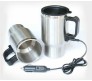 Heated Car Travel Mug Stainless Steel