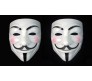 Set of 2 V for Vendetta Comic Face Mask Anonymous Guy Fawkes