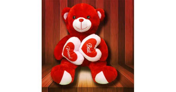 Best Friend Red Teddy Size 2 Feet 2 Inches
