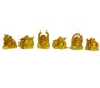 Set of 6 Laughing Buddha Big Feng Shui