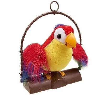 7" Talking Back Parrot Toy THAT IMITATES YOUR VOICE