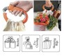 Trip Grip Bag Handle Grocery Carrier Holder to Carry Multiple Plastic Bags