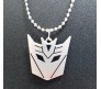 Transformer Optimus Prime Inspired Pendant Stainless Steel Necklace