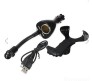 Car Mount Adjustable Mobile Holder with DUAL USB Charger for Smartphone Charging