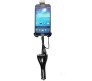 Car Mount Adjustable Mobile Holder with DUAL USB Charger for Smartphone Charging