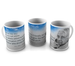 Dr. APJ Abdul Kalam Mug With Sky Background