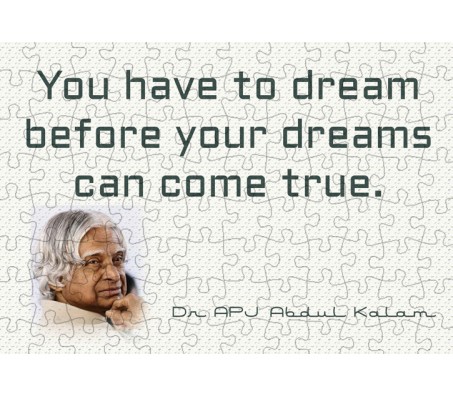 Dr. APJ Abdul Kalam Puzzle with Quote