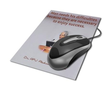 MousePad with Dr. APJ Abdul Kalam Quote					