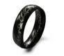 Ring Black Color  Lord of The Rings LOTR Collectible Rare Jewellery 6 MM