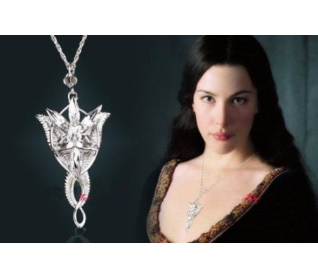 Lord Of The Rings Arwen Hobbit Necklace Evenstar Pendant Chain