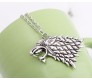 Game of Thrones Stark House Symbol Wolf Pendant Necklace Song of Ice and Fire