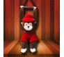 Hanging Monkey with Red Suit (Size 1 Feet 5 Inches)