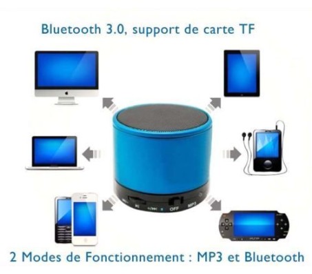 Wireless Bluetooth Portable Speaker System, Aux/TF Card/USB/Mic For Phone