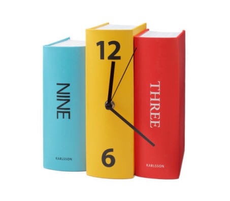 Designer Book Shape Desk / Table / Wall Clock