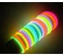 50 Glow in The Dark Sticks Bands Lumistick Bracelets Assorted Colors Party Gift