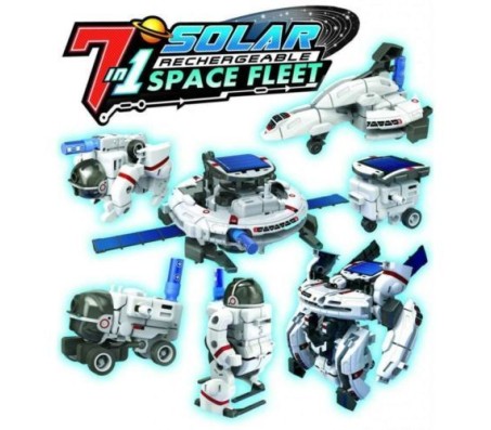 7 in 1 Educational Game Space Fleet Solar Energy kit Toy For Kids