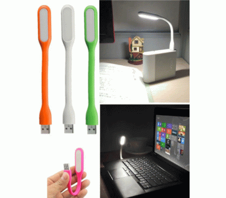 3 x Flexible USB LED Light Lamp For Computer Reading Notebook