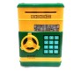 Money Bank For Coins and Notes ATM Piggy Bank Yellow Green