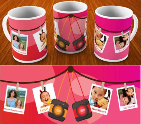 Collage Mug for Best Daughter