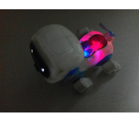 Smart Robot DOG Bump & Go with Music Sound LED Light Gift Toy for Kids