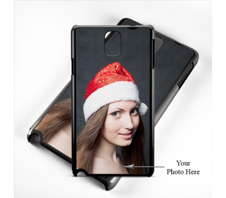 Hard Cover for Samsung Note 3 Black Border Personalized