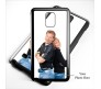 Hard Cover for Samsung Note 4 Black Border Personalized