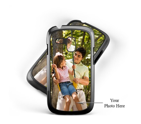 Hard Cover for Samsung S3 mini Black Border Personalized