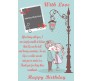 Sweet Romantic Personalized Birthday Card