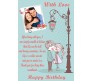 Sweet Romantic Personalized Birthday Card
