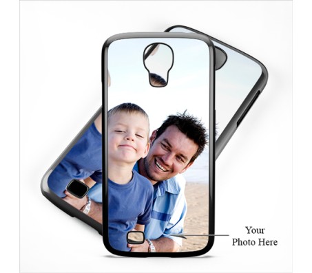 Hard Cover for Samsung S4 Black Border Personalized