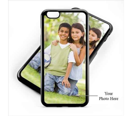 Hard Cover for Iphone 6+ Black Border Personalized