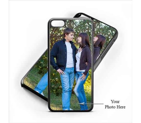 Hard Cover for Iphone 5c Black Border Personalized