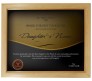 Personalized Certificate for Worlds Best Daughter with Frame