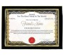 Personalized Award Certificate For Worlds Best Friend With Frame