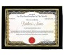 Personalized Award Certificate For Worlds Best Brother With Frame