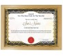 Personalized Award Certificate For Worlds Best Son With Frame