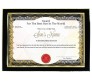 Personalized Award Certificate For Worlds Best Son With Frame