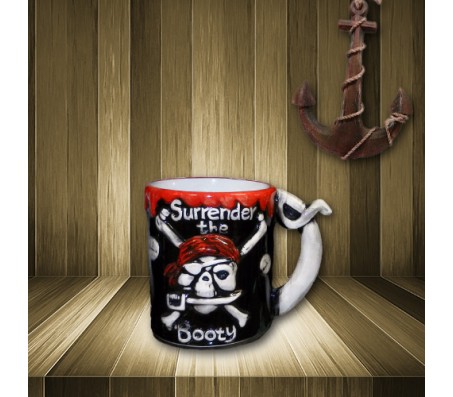 Surrender The Booty Pirate Mug