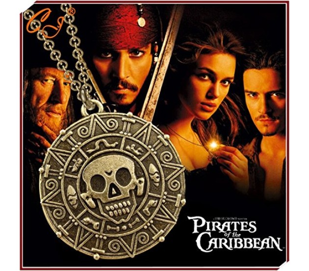Pirates of the Caribbean Angelica Cross Necklace And Ring