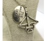The Walking dead Crossbow FEAR THE LIVING Silver Necklace