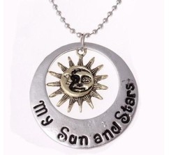 Happy GiftMart intage "Game of Thrones" Khal & Khaleesi Moon of My Life Pendant Necklace Gift